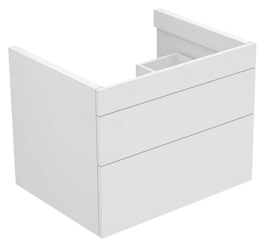 KEUCO Waschtischunterschrank „Edition 400“ Trüffel (Strukturlack), Trüffel (Strukturlack), ohne Beleuchtung 700 × 546 × 535 mm