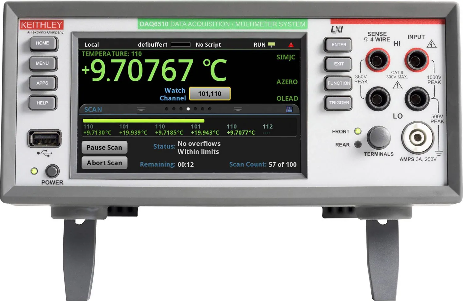 Keithley Daq6510 Tisch Multimeter Digital Elektrisches Messgerät Siehe Text/Foto B-Ware