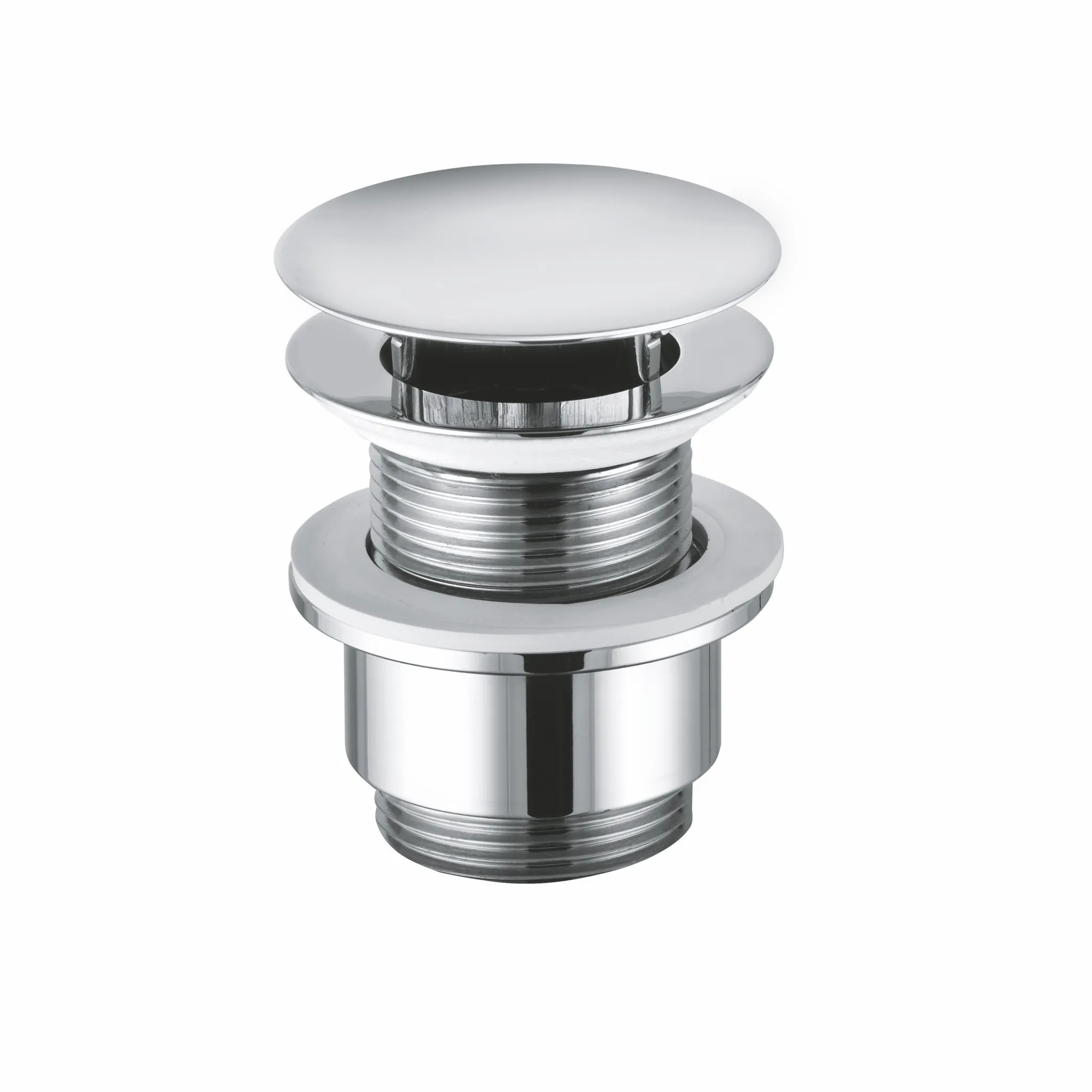 WTu.BidetSifon Schaftventil mit Ablaufkappe G1 1/4 chrom