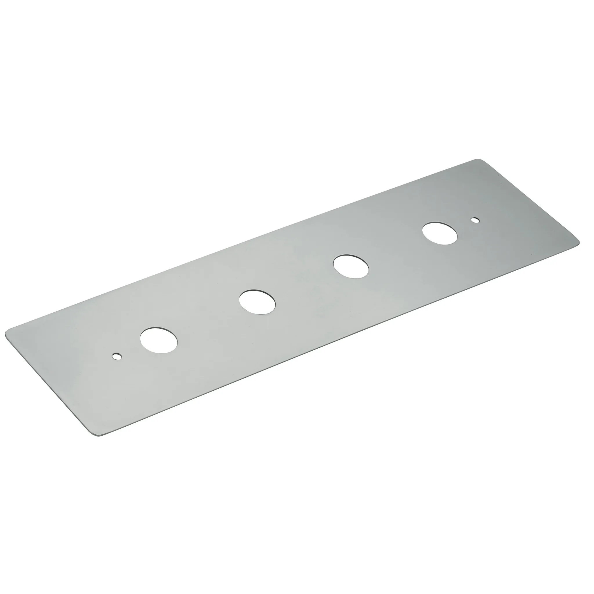 sichtbare Montageplatte chrom