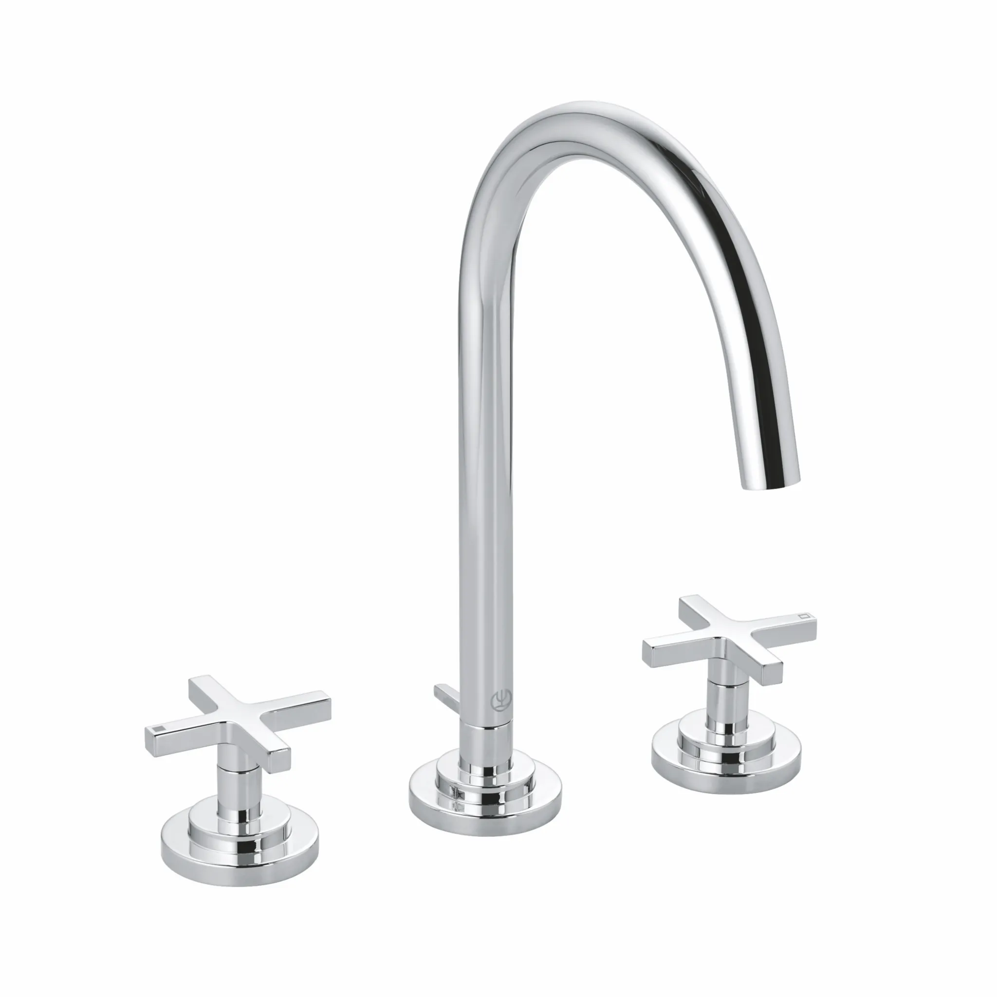 NOVA FONTE Waschtischarmatur CLASSIC Dreilochmontage chrom