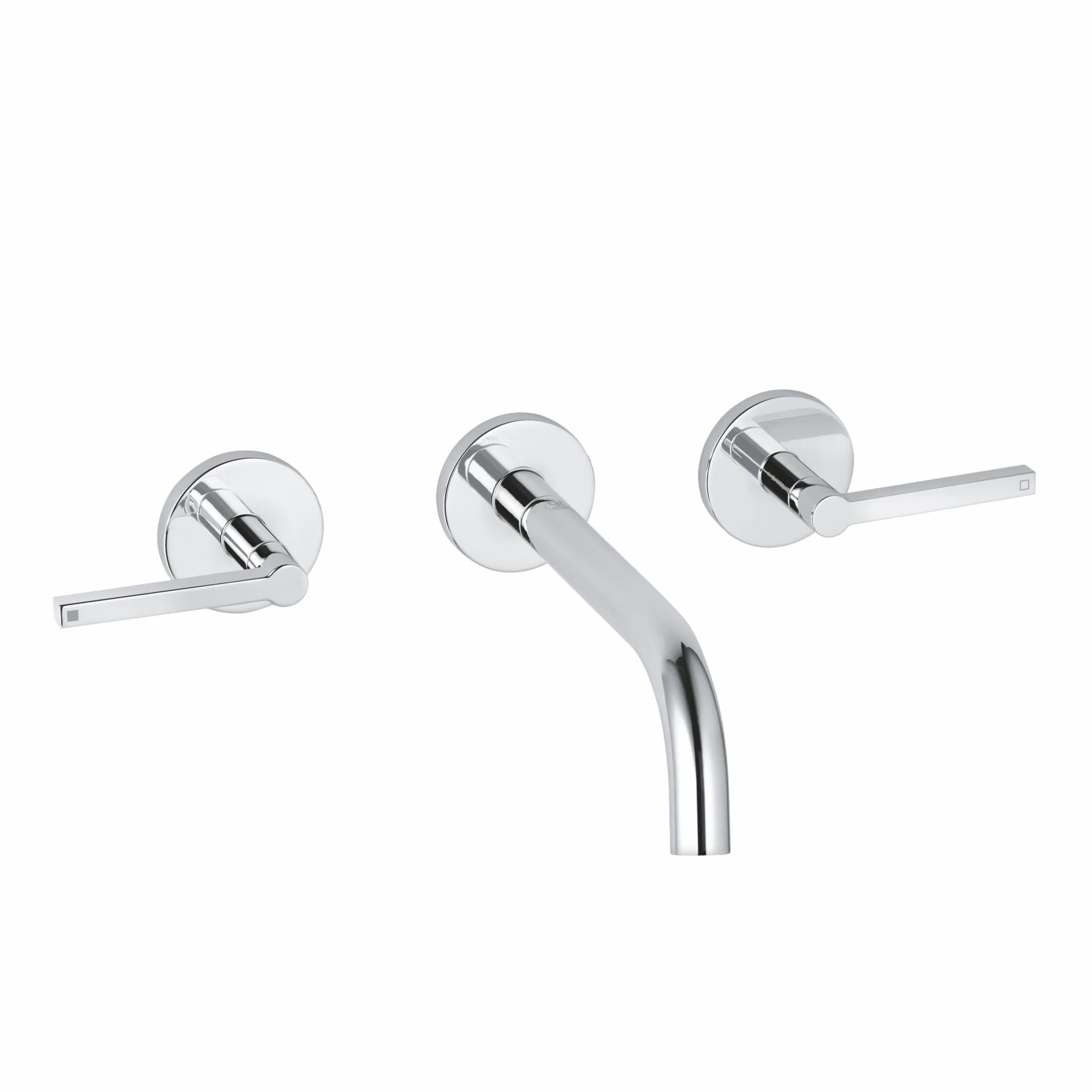 NOVA FONTE 3LochWaschtisch PURISTIC UPWandmontage 180 mm chrom