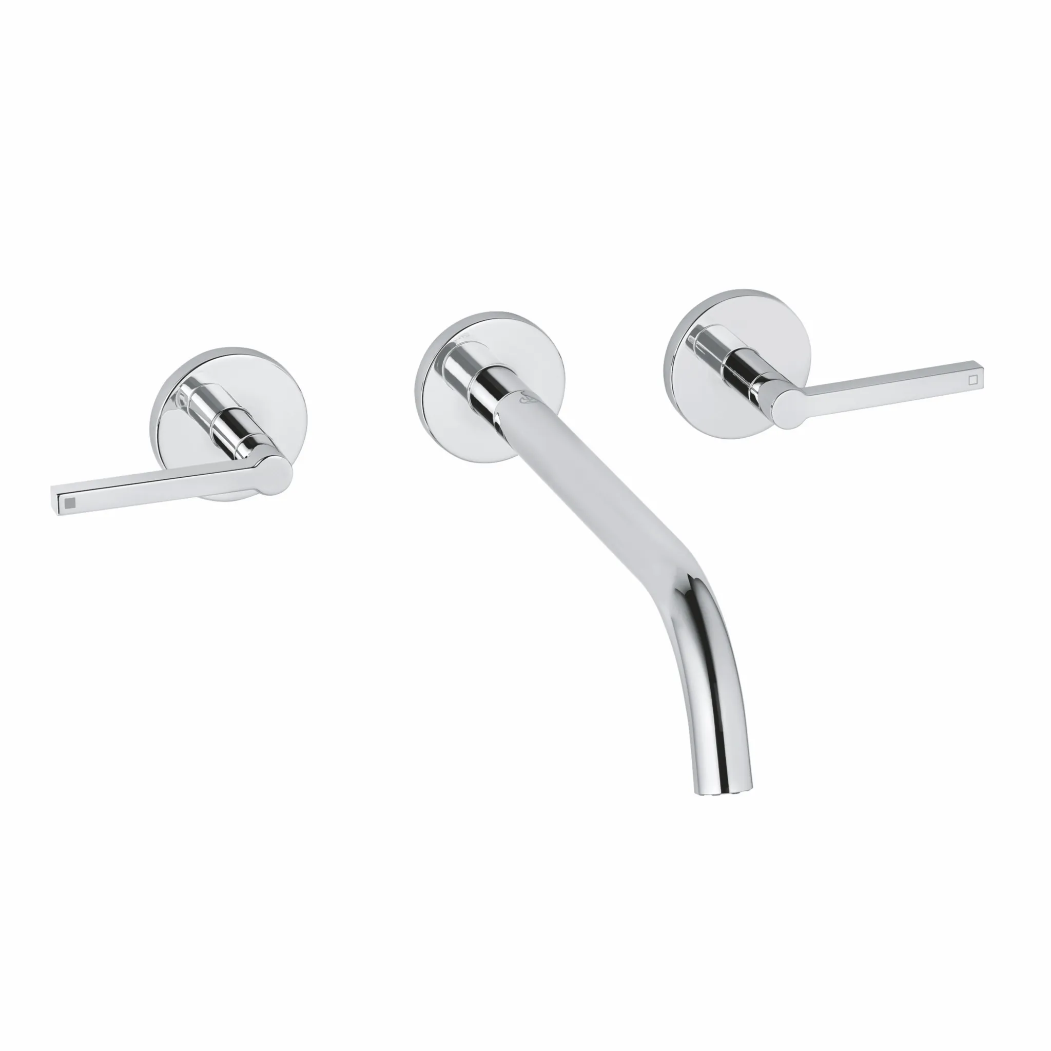 NOVA FONTE 3LochWaschtisch PURISTIC UPWandmontage 240 mm chrom