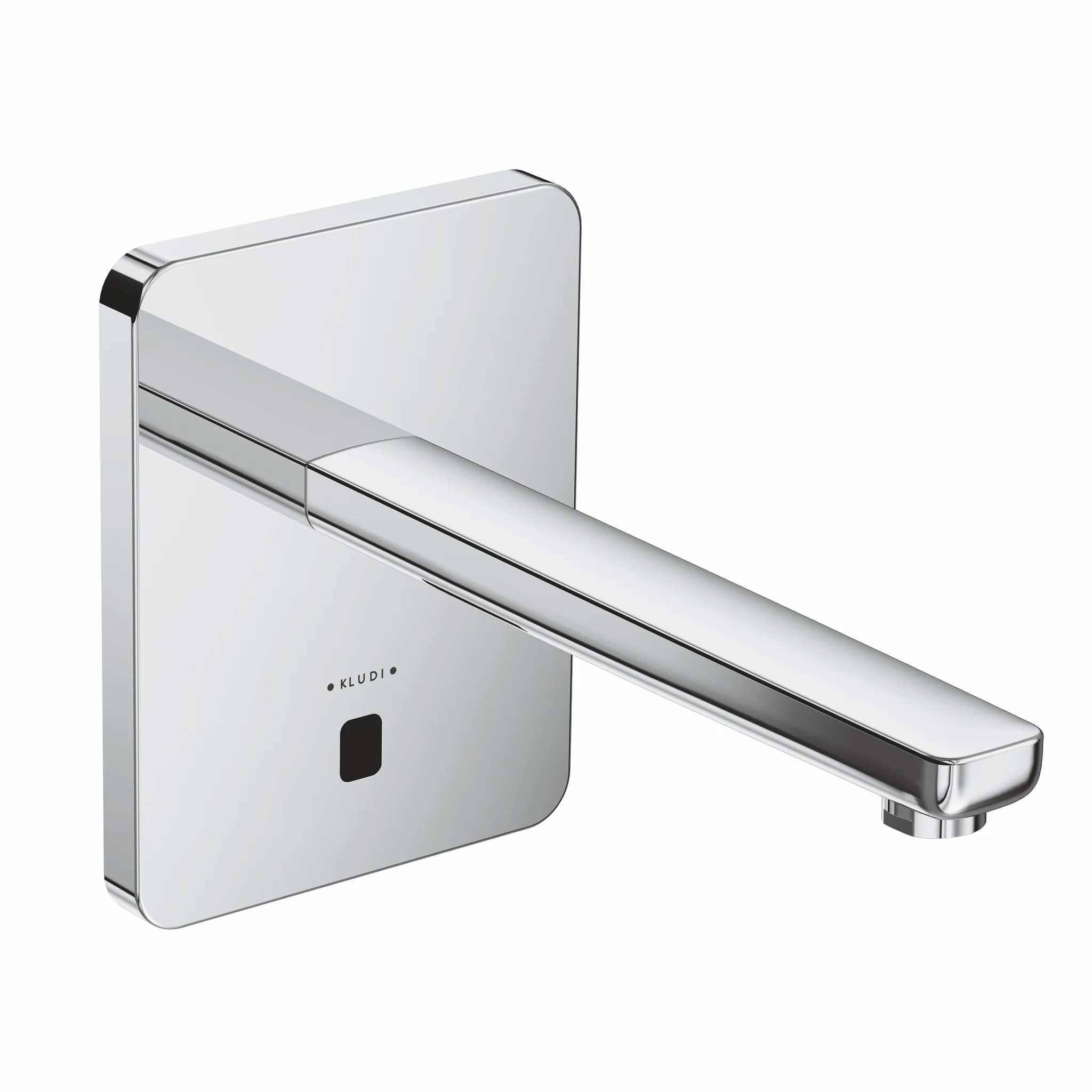 ZENTAE UPWandarmatur, Eckig ohne Mischhebel, 240mm Auslauf chrom