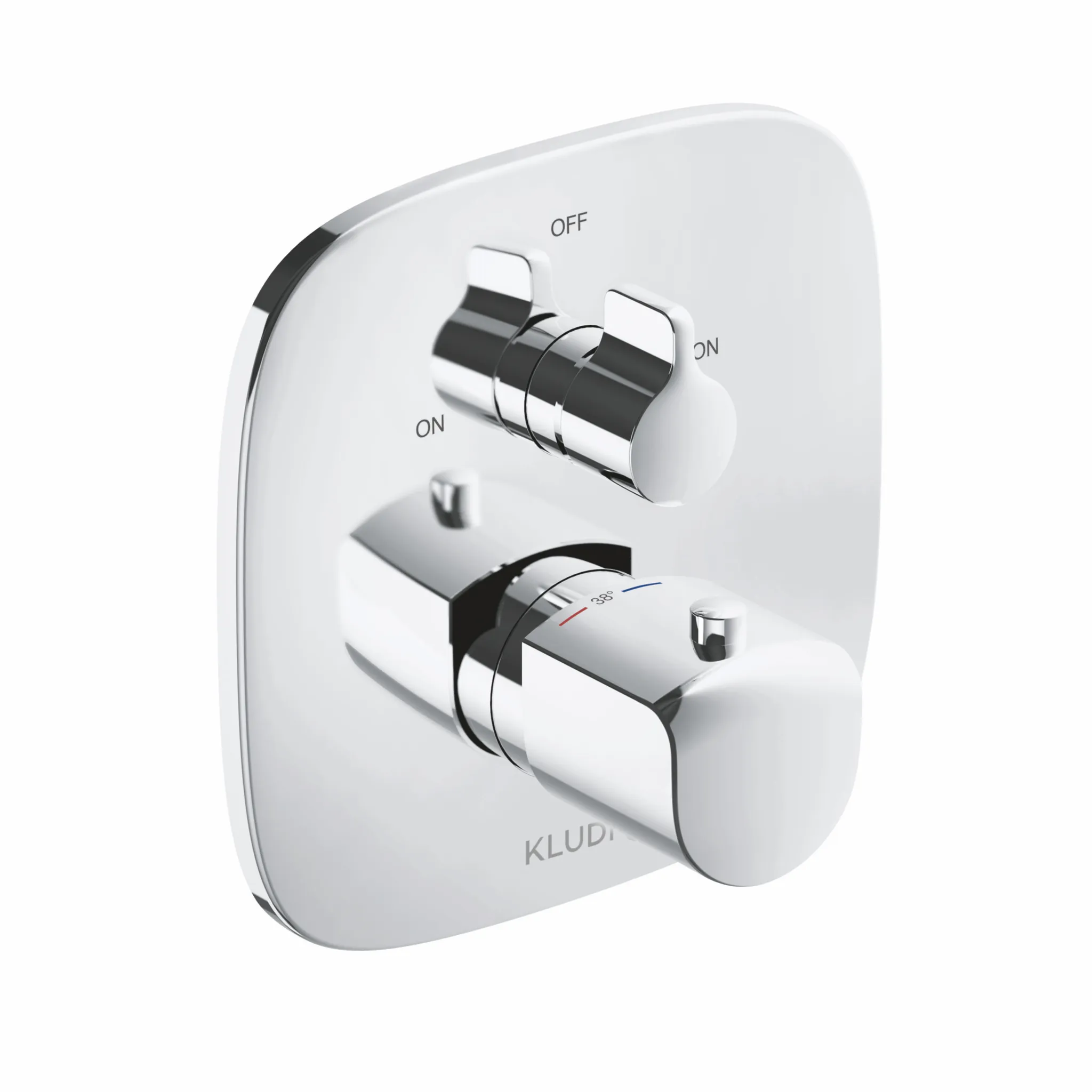 AMEO UnterputzThermostatarmatur FeinbauSet mit Funktionseinheit chrom