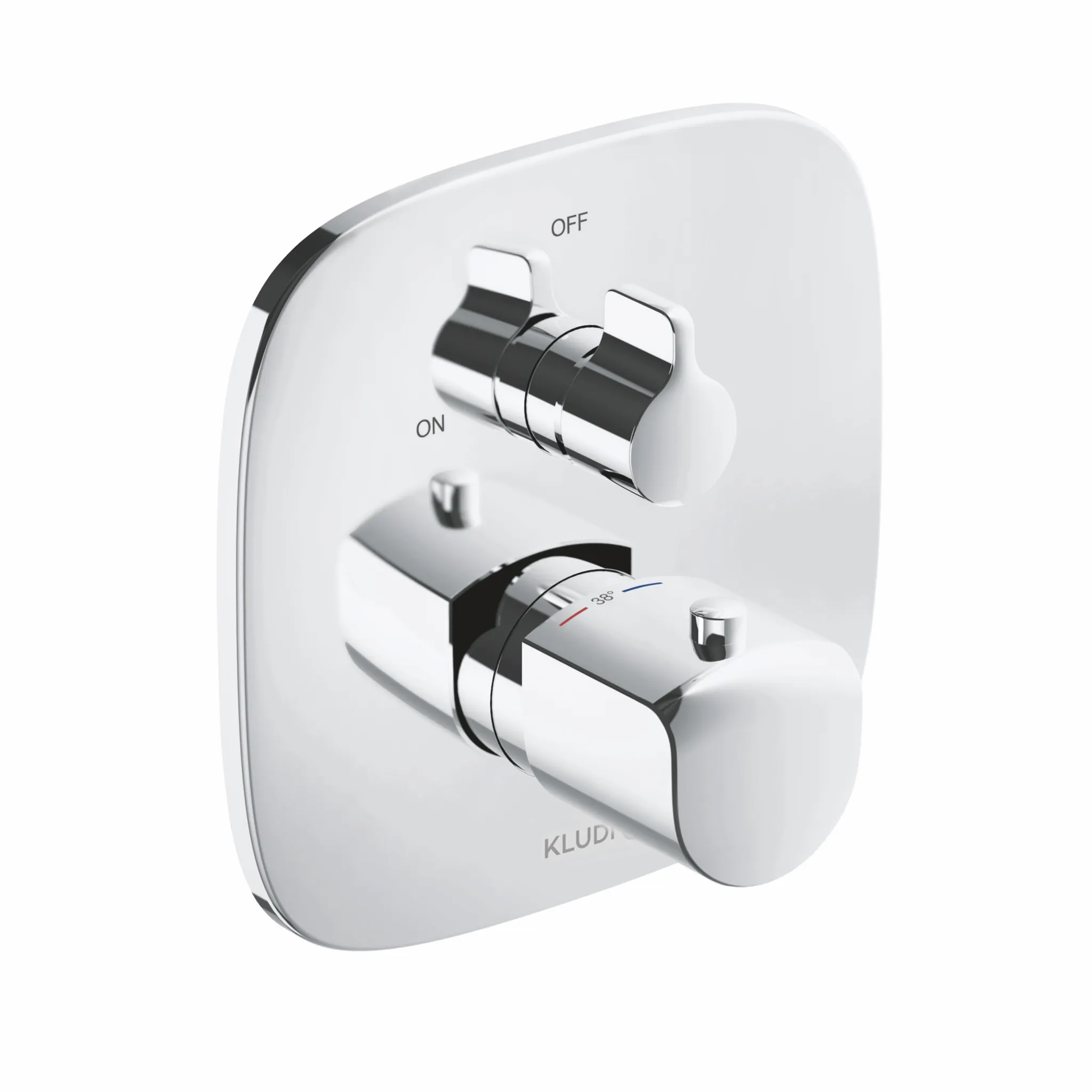 AMEO UnterputzThermostatarmatur FeinbauSet mitFunktionseinheit chrom