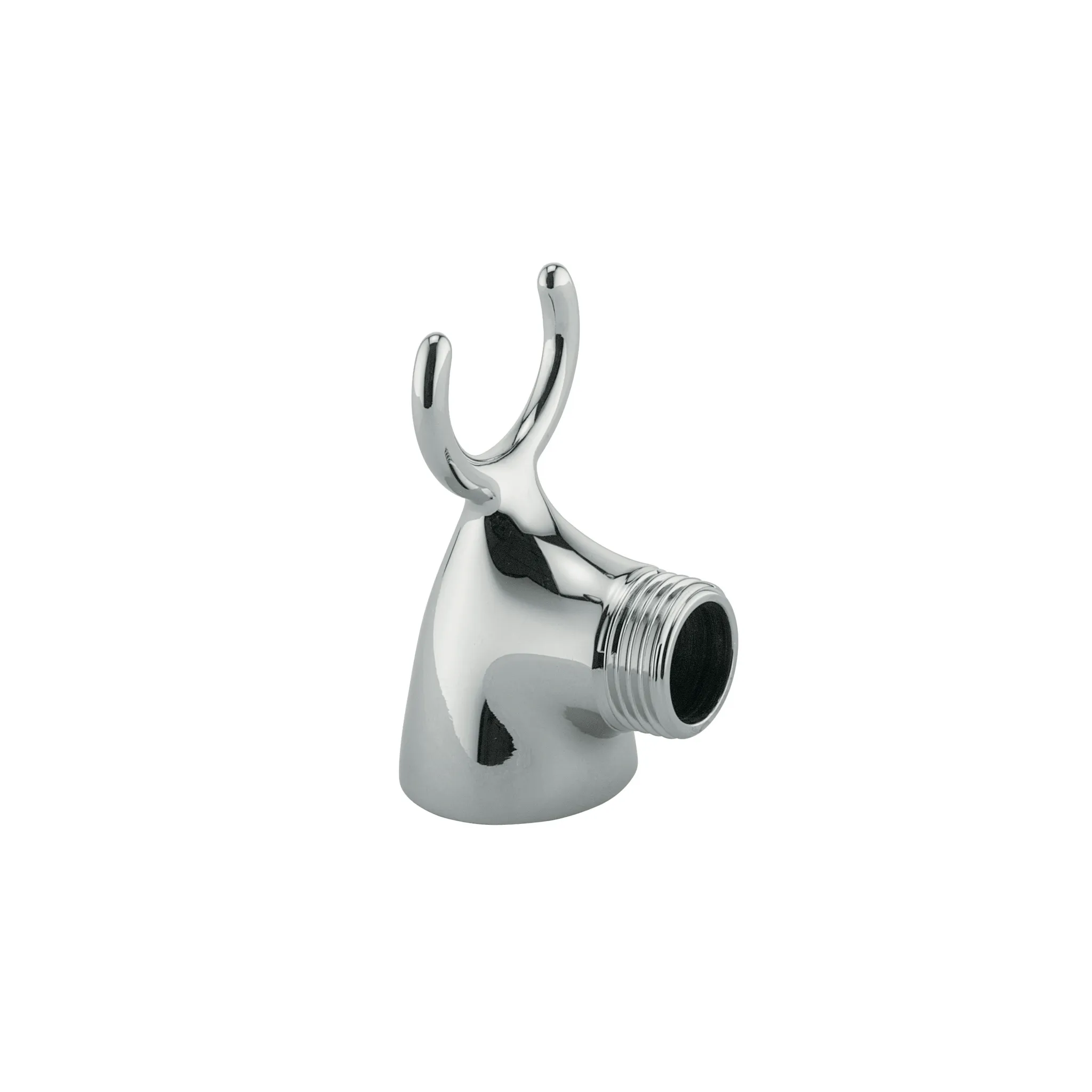 BatterieAufsatz mit Gabelhaken chrom