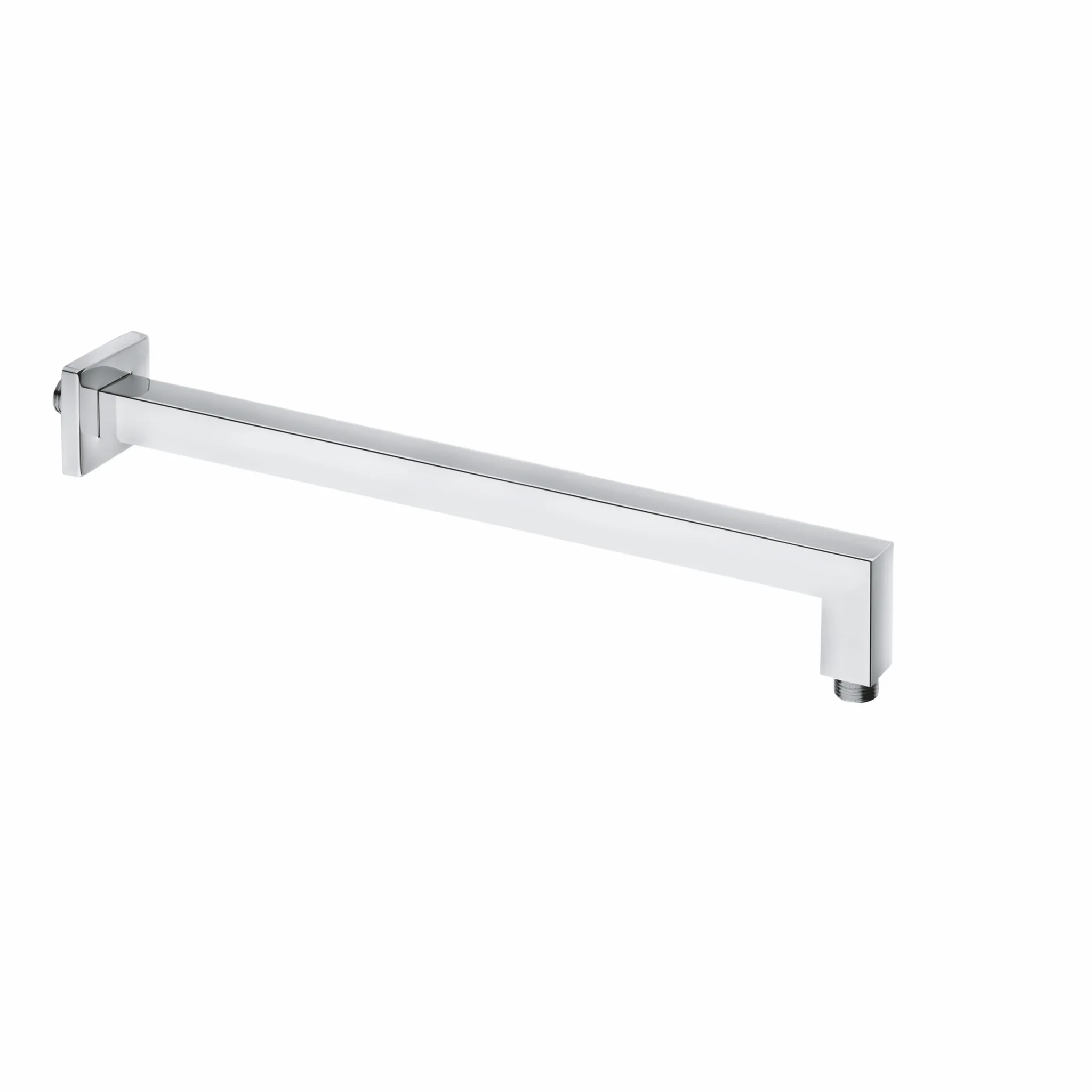 AQA WandBrausearm 400 mm eckige Ausführung chrom