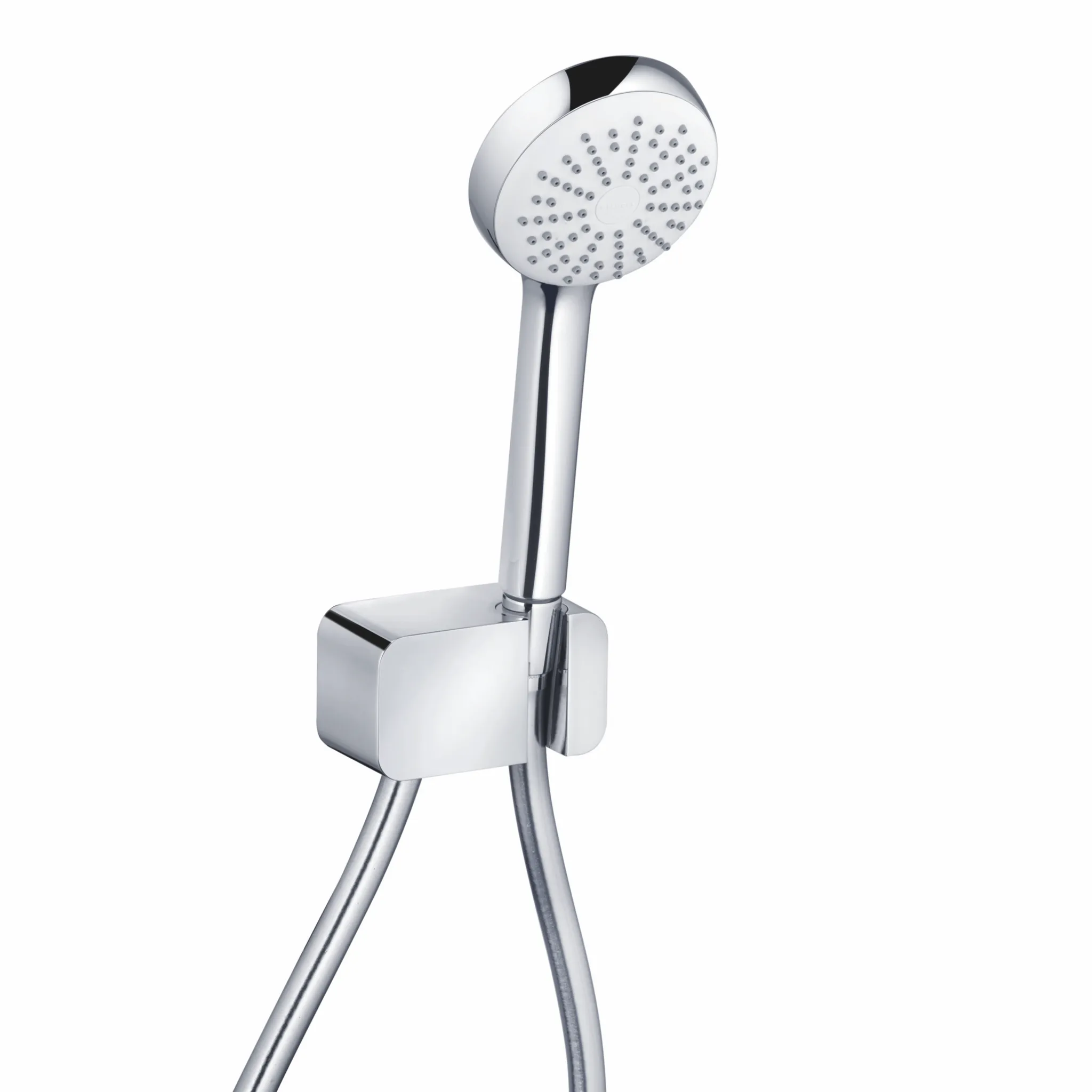 LOGO 1S WannenBrauseSet mit Wandanschluß und Brausehalter chrom