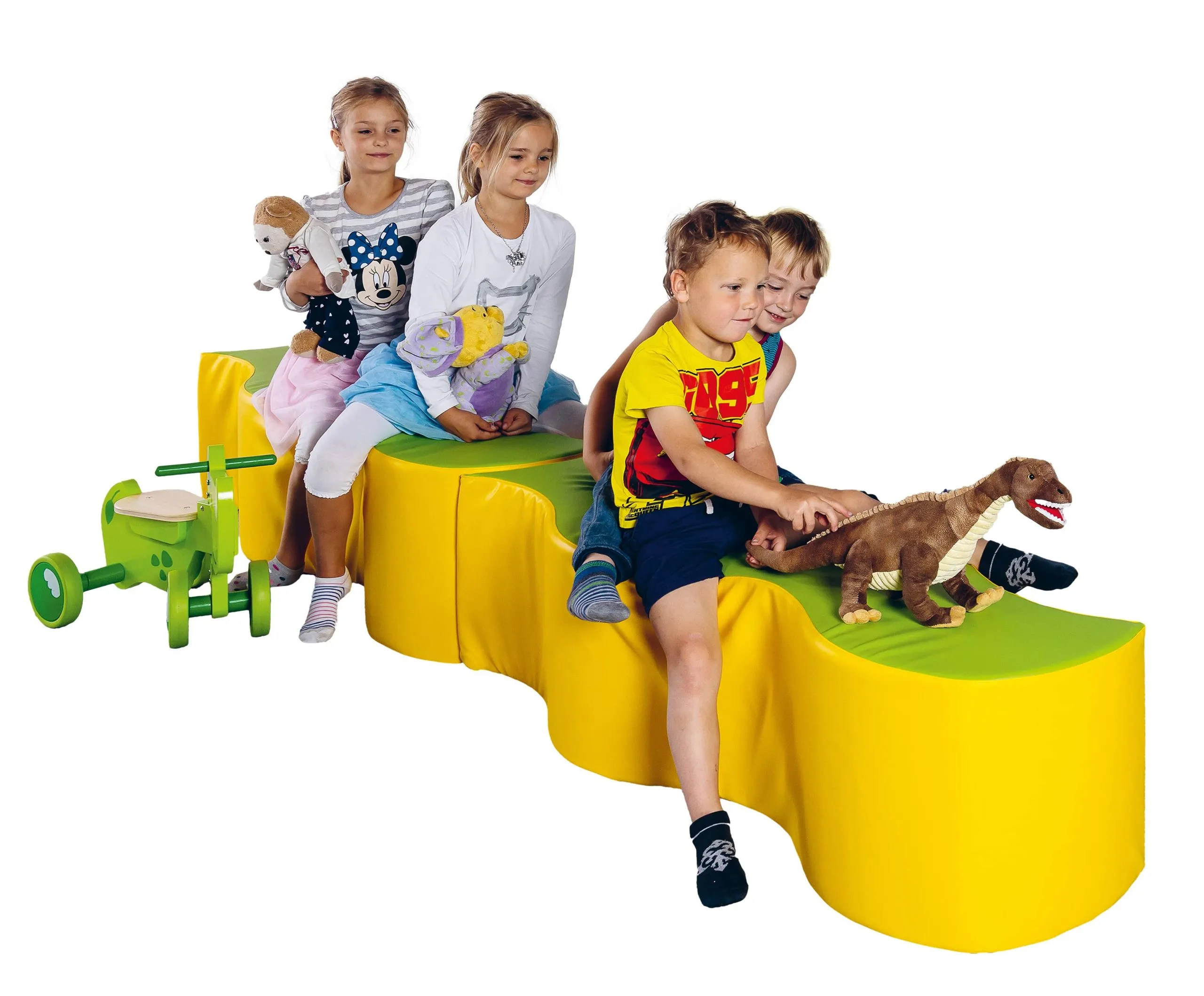 Schaumstoff Sitzmöbel "Die Warteschlange"