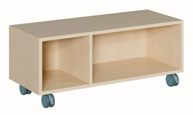 Regale auf Rollen, Breite 98,5 cm