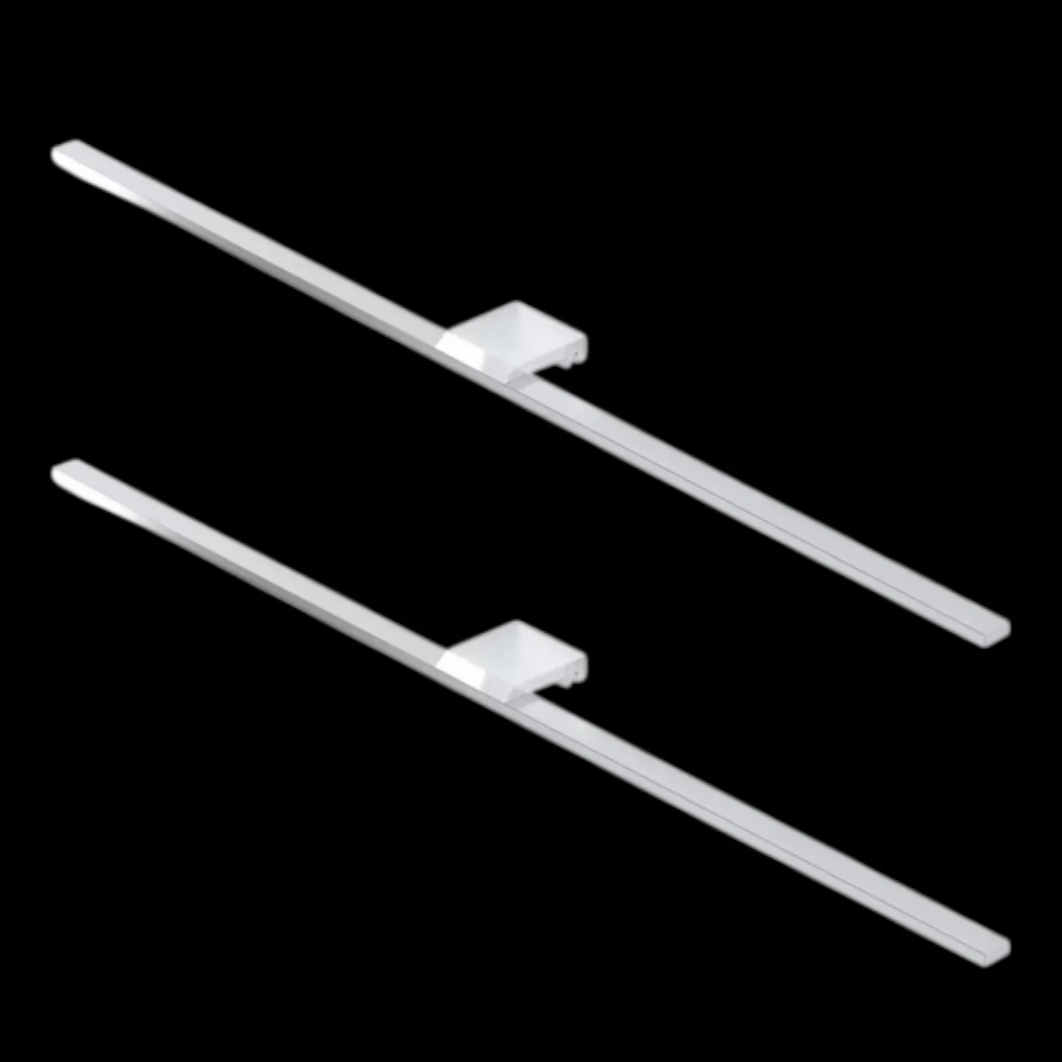 Triga Led Spiegelleuchte Lampe Leuchte Spiegellampe Led Ip44 Chrom 2 Stück B-Ware