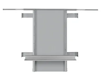 Legamaster Wandmontage, höhenverstellbar (Easyspring) für 41-70kg