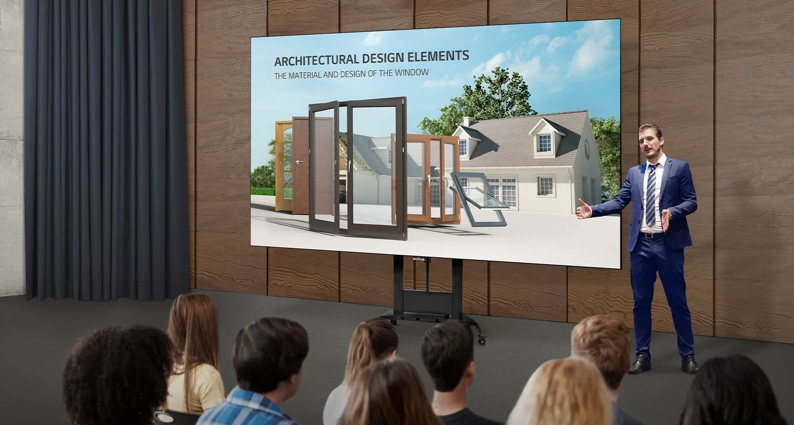 LG ST-1364F Rollwagen für 136" All-in-One-Display