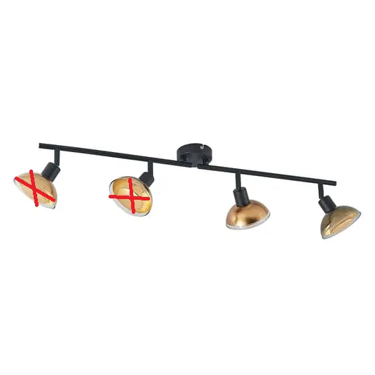 Lindby Erin Led Deckenstrahler Deckenlampe Deckenlampe Gu10 Siehe Text/Foto B-Ware