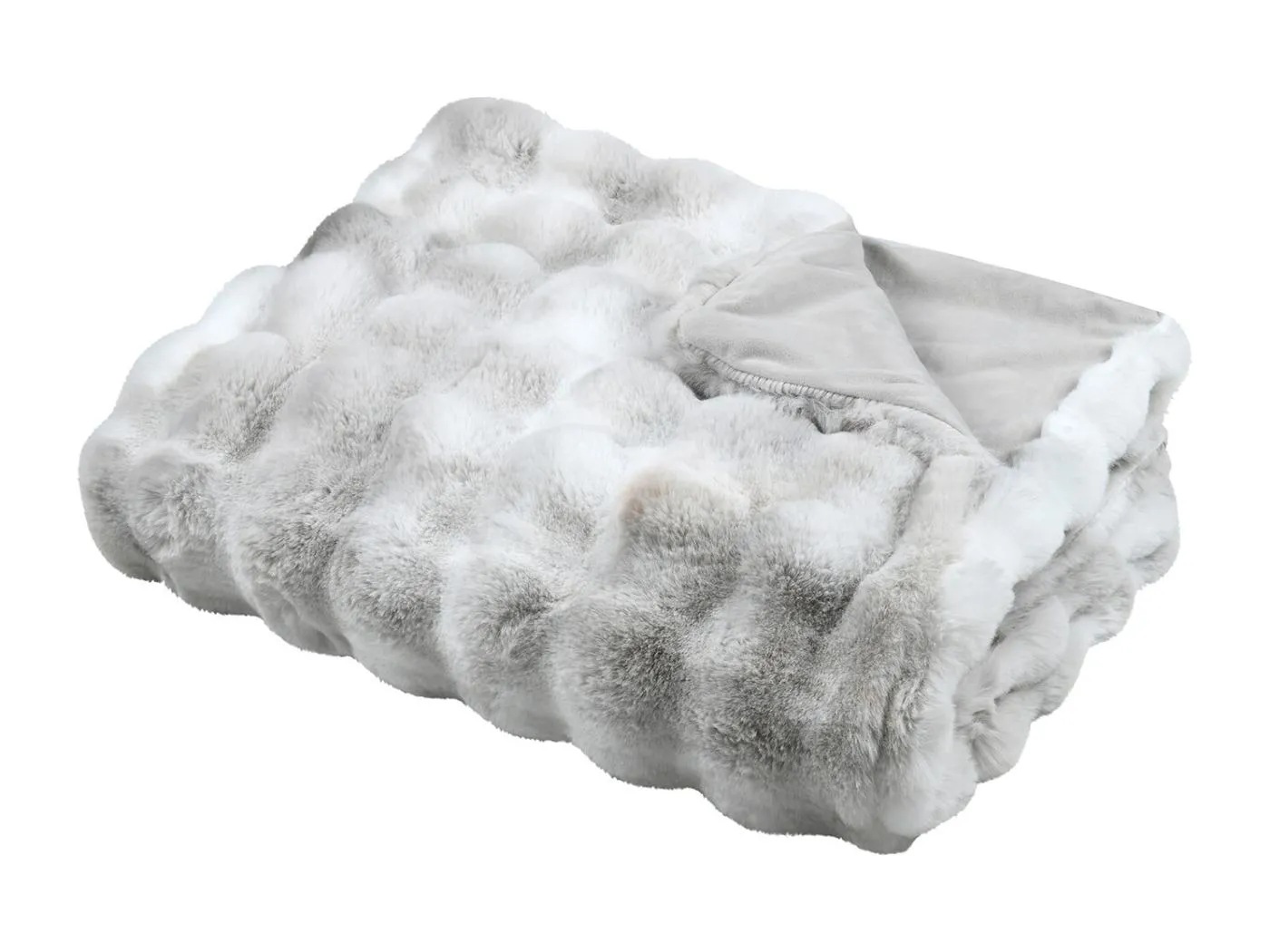 Weicher Kunstfell-Plaid 180 x 220 cm