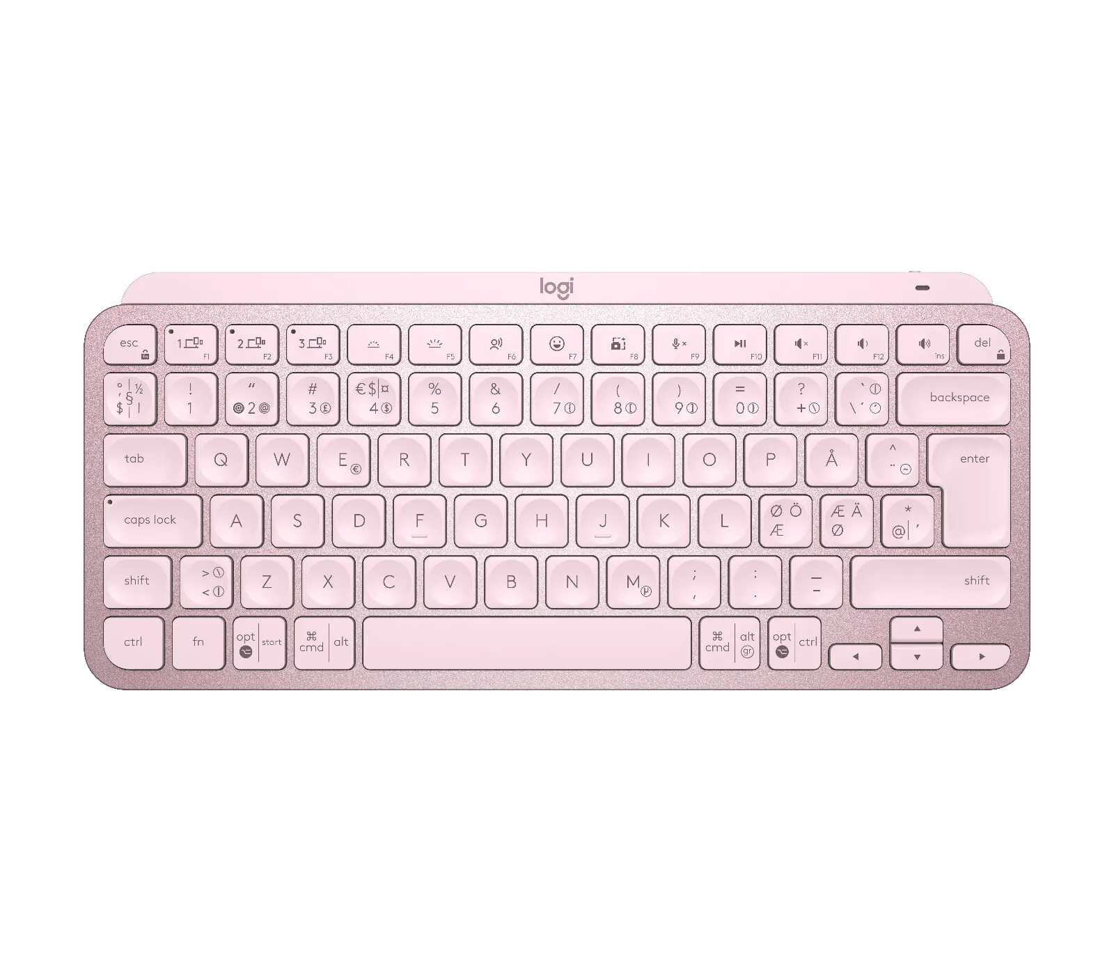 Logitech MX Keys Mini Tastatur, rosa