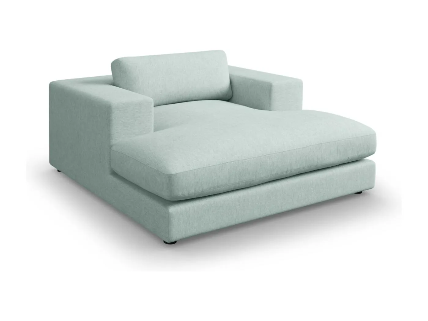 CXL by Christian Lacroix - Chaiselongue "Tendance" Sitzer aus strukturiertem Stoff minze - 156x140x72cm