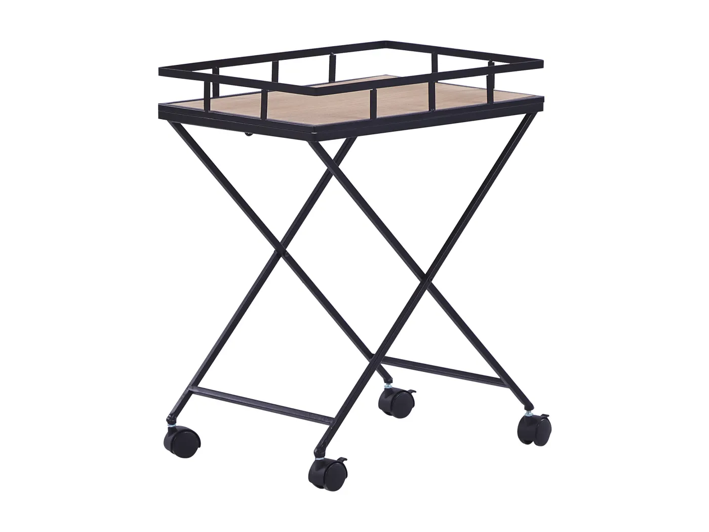 Servierwagen LEOTI Metall Schwarz