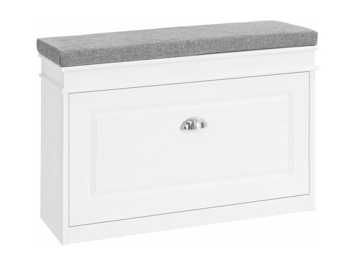 Sitzbank FSR82-L-W 75 x 51 x 24 cm Weiß