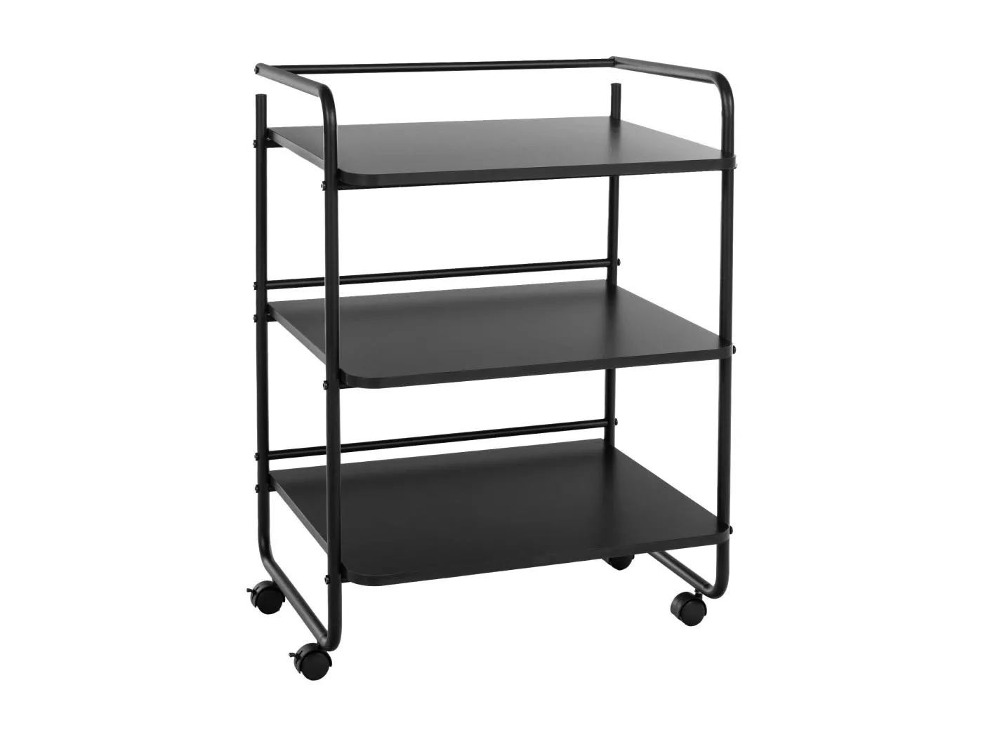 Servierwagen - Metall & edelstahl - schwarz - PL902