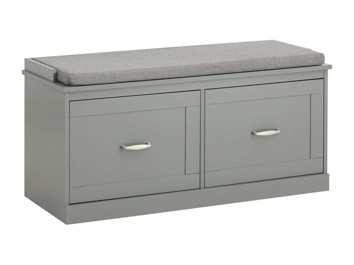 Schuhbank FSR131-HG 98 x 98 x 37 cm Grau