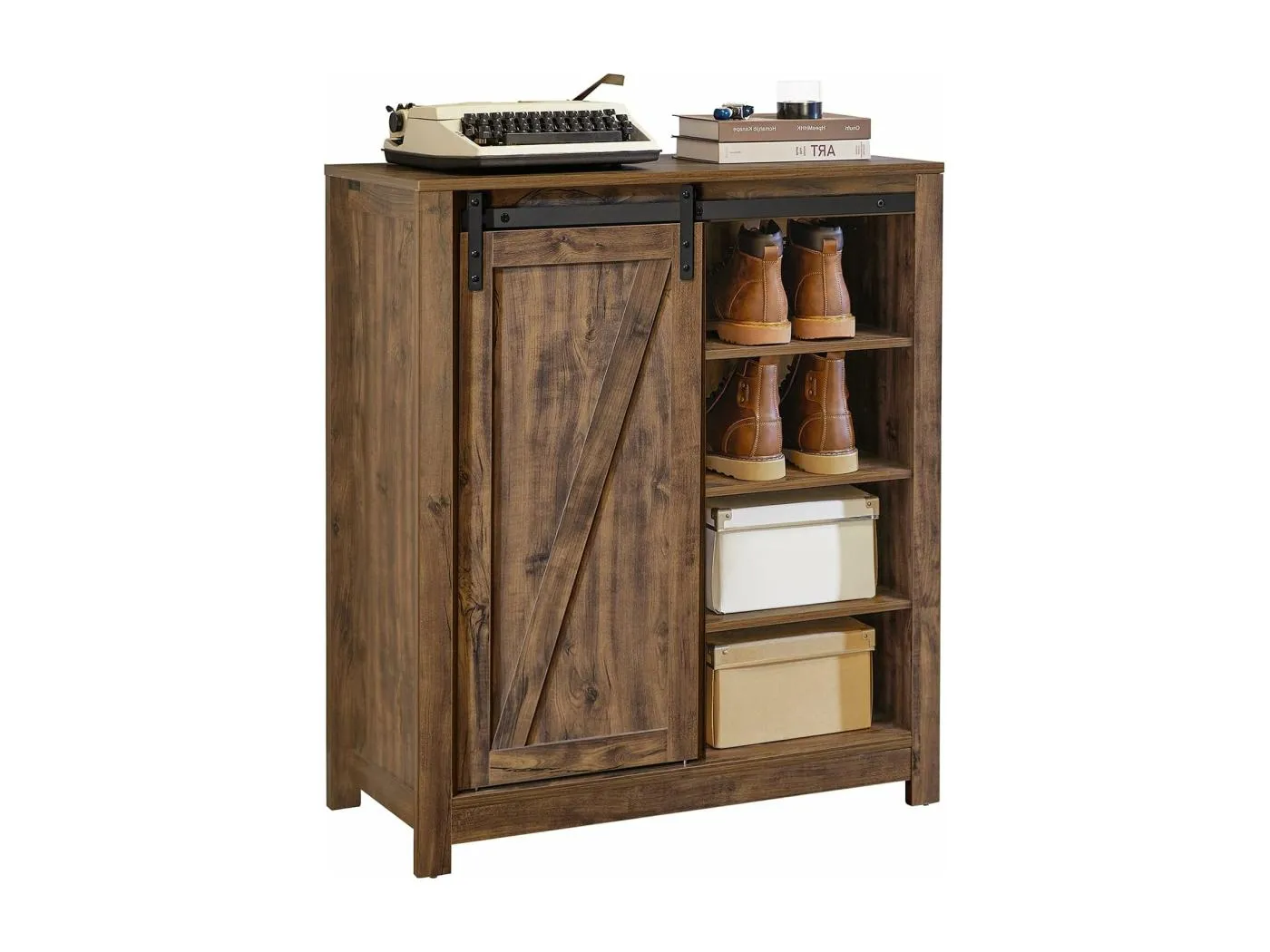 Schuhschrank FSB59-N 80 x 92 x 35 cm Natur