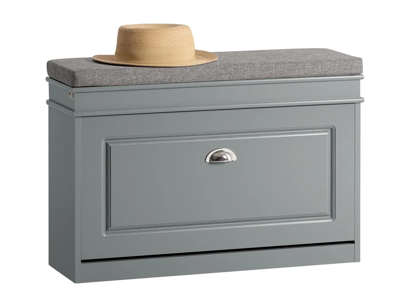 Sitzbank FSR82-L-HG 75 x 51 x 24 cm Grau