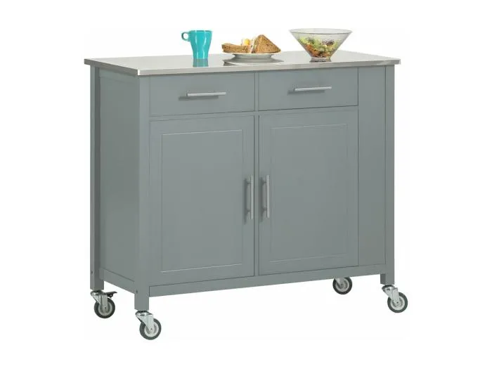 Kücheninsel FKW108-HG 107 x 94 x 46 cm Grau