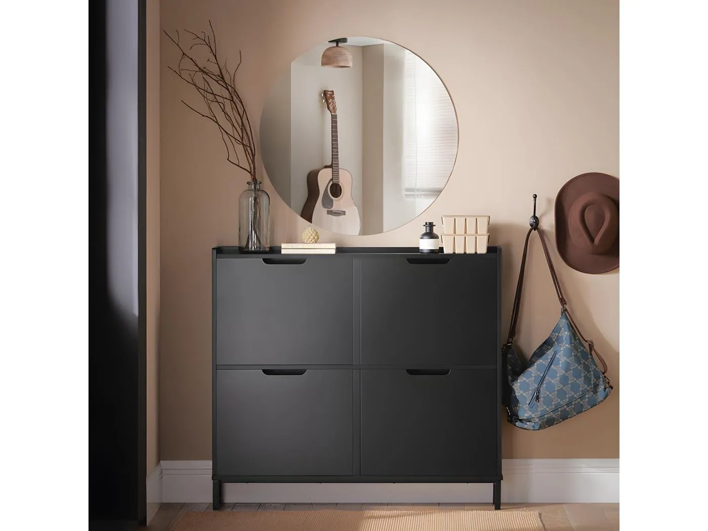 Schuhschrank FSR100-HG 19 x 91 x 100 cm