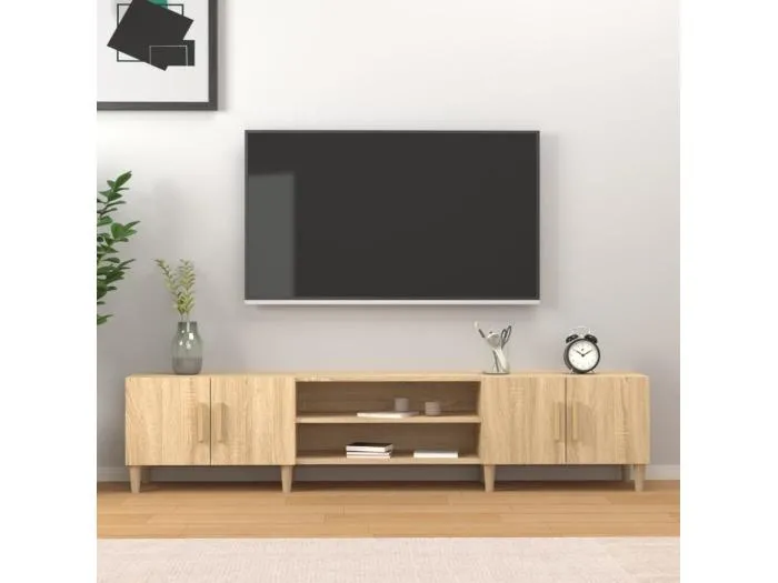 TV-Schrank Sonoma-Eiche 180x31,5x40 cm Holzwerkstoff