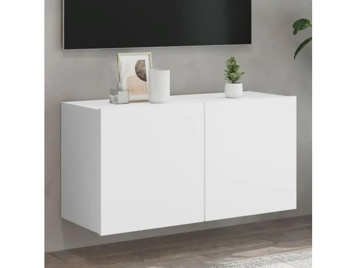 TV-Wandschrank Weiß 80x30x41 cm