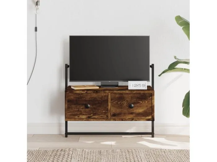 TV-Wandschrank Räuchereiche 60,5x30x51 cm Holzwerkstoff