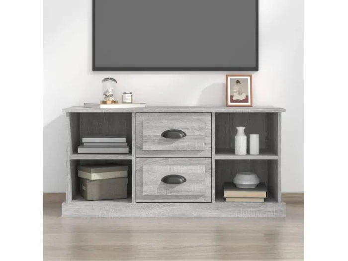 TV-Schrank Grau Sonoma 99,5x35,5x48 cm Holzwerkstoff
