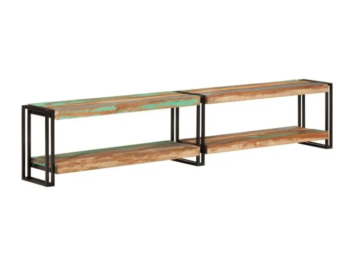 TV-Schrank 200x30x40 cm Massives Altholz