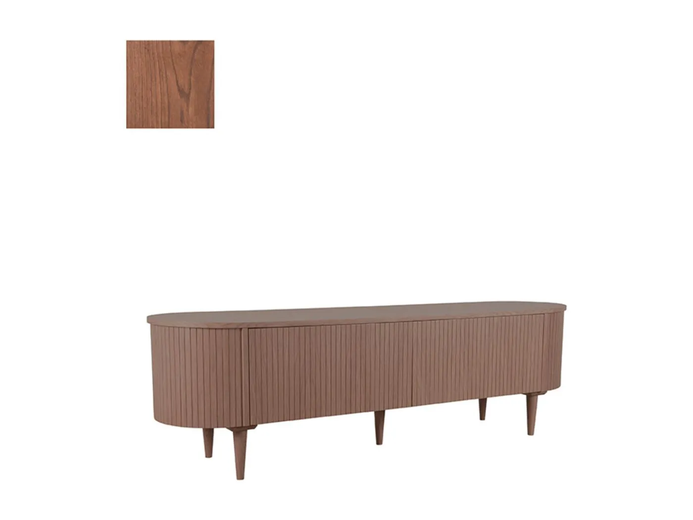 Oliva TV-Schrank - Walnuss - Eiche - 180 cm