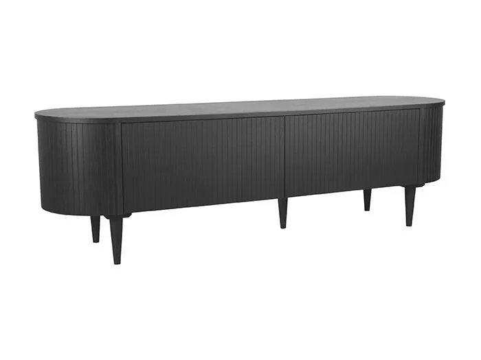 TV-Schrank Oliva - Schwarz - Eiche - 180 cm