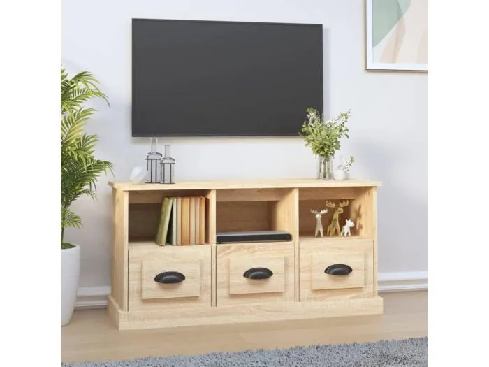 TV-Schrank Sonoma-Eiche 100x35x50 cm Holzwerkstoff