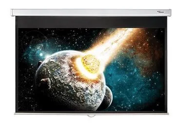 Optoma DS-9084PMG+ Rollo Leinwand, 186 x 104.5 16:9, mattweiss