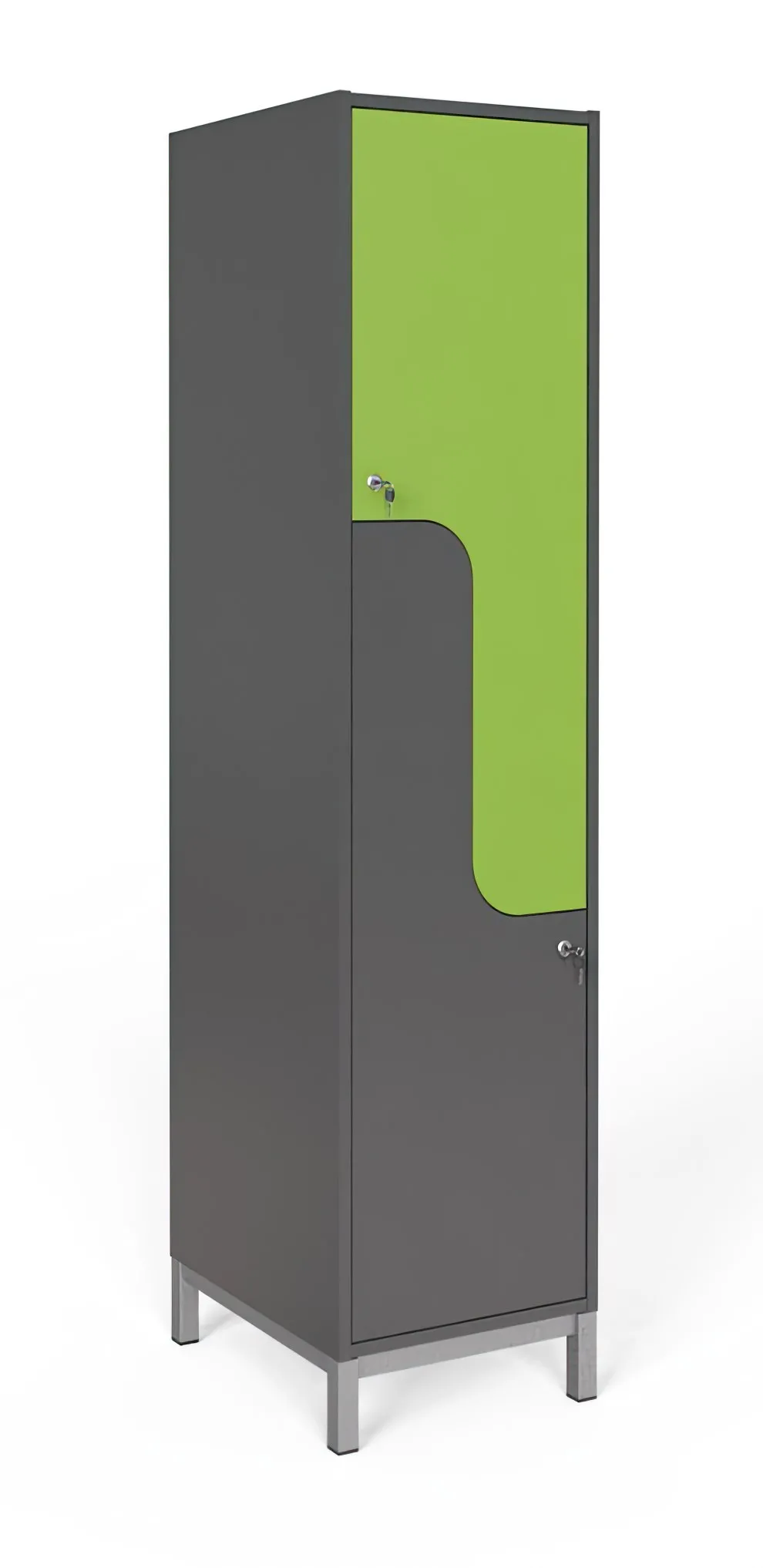 ALEX Fémbútor Umkleideschrank Z-Fitt-Spind, 2-Türer