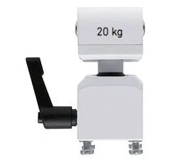 PeTa Standard Wandhalterung, feste Länge 30 cm mit Klemmhebel, weiß