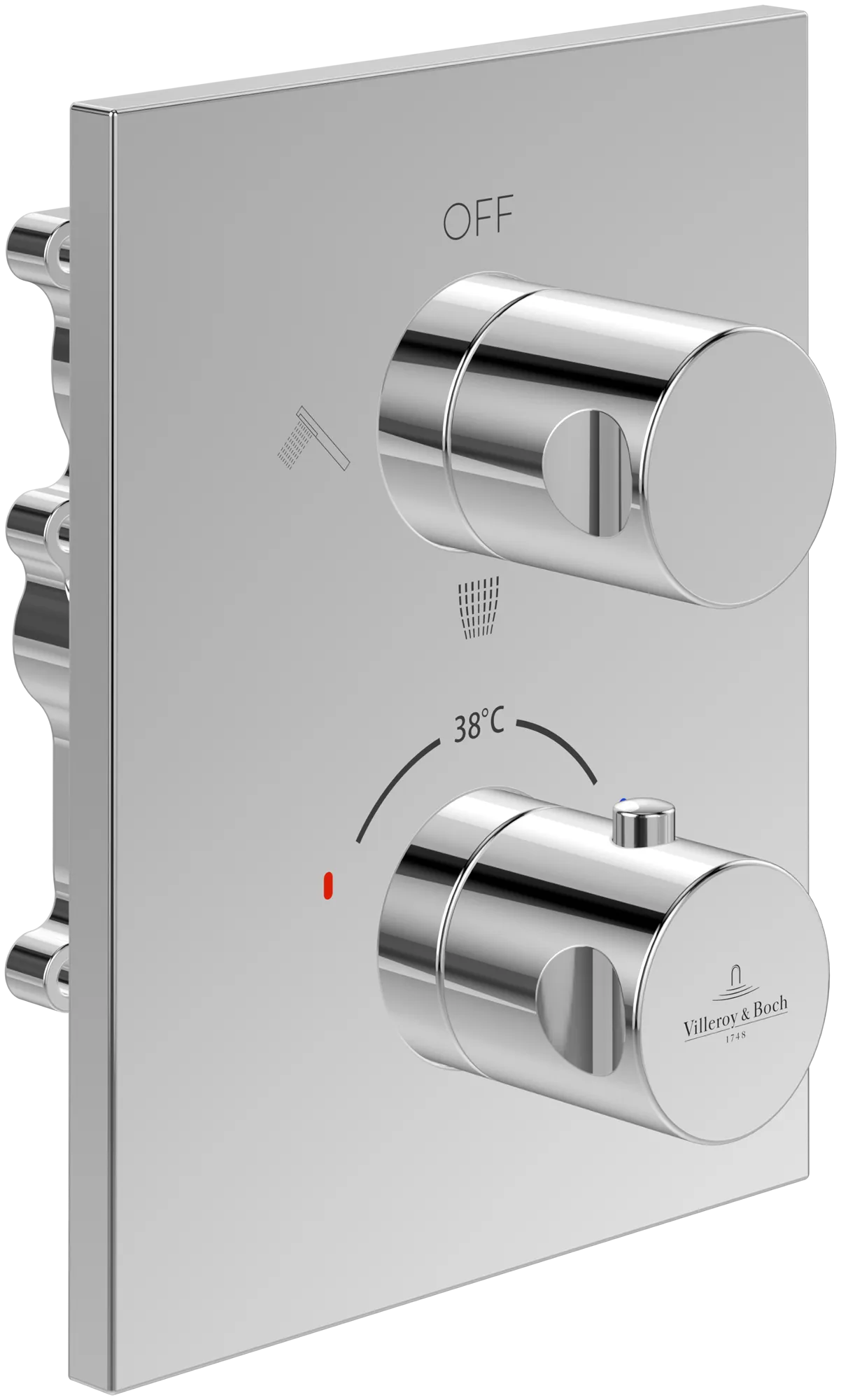 Villeroy & Boch Unterputz-Armatur „Universal Taps &“ in Chrom