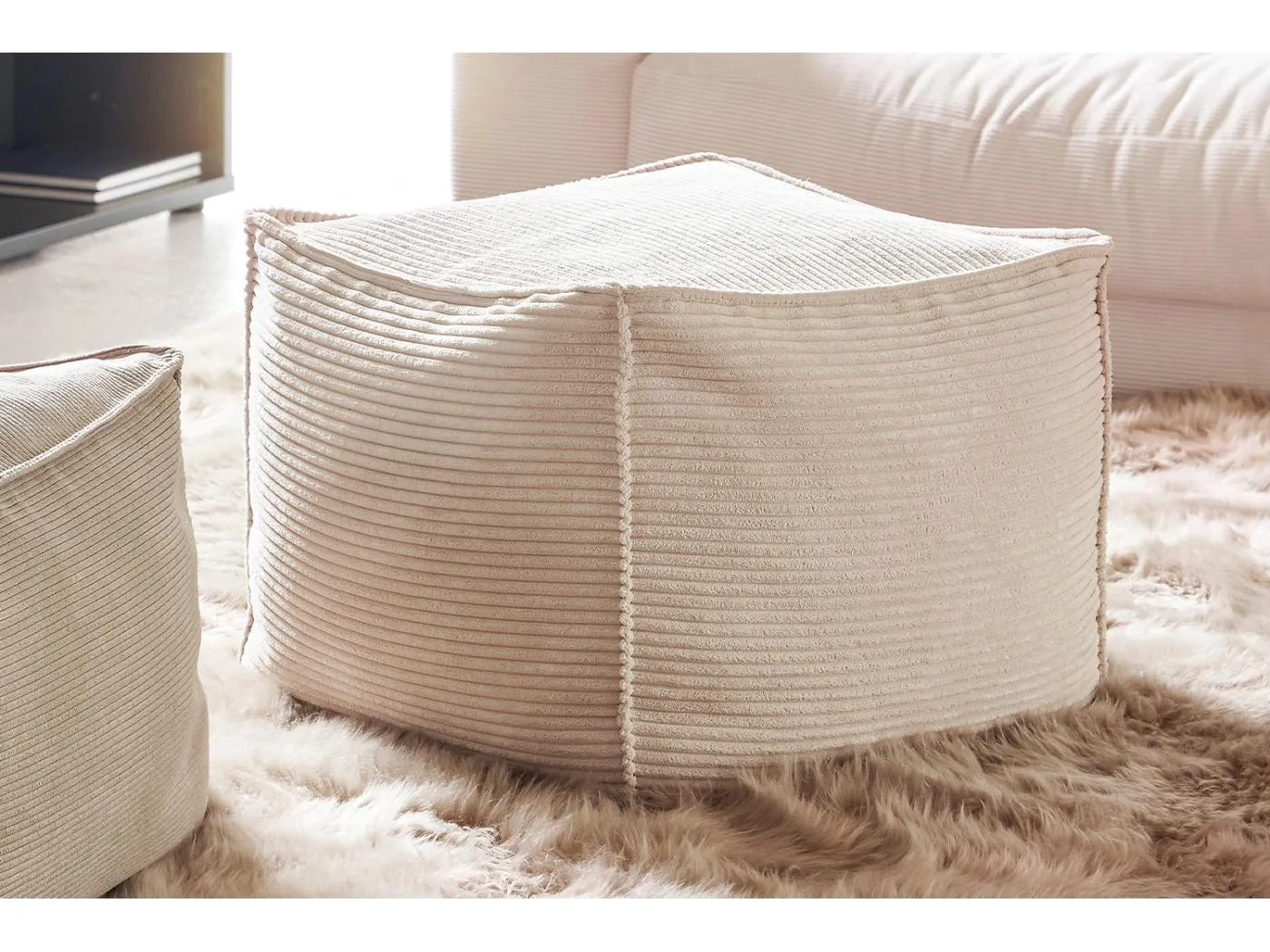 Hocker - Cremeweiß  - ALEA