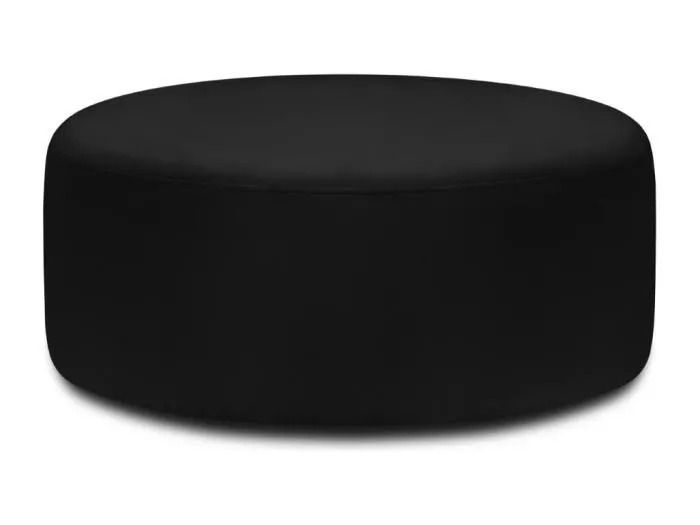 CXL by Christian Lacroix - Drehpouf "Adam" Sitzer aus Samt schwarz - 80x80x36cm