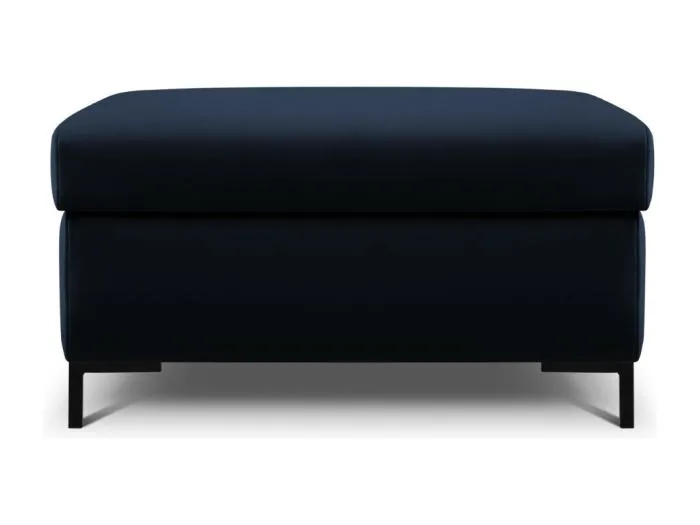 CXL by Christian Lacroix - Pouf mit Kasten "Yanis" Sitzer aus Samt königsblau - 87x72x46cm