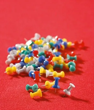 Markierungsnadeln 100 Stück, farbig sortiert