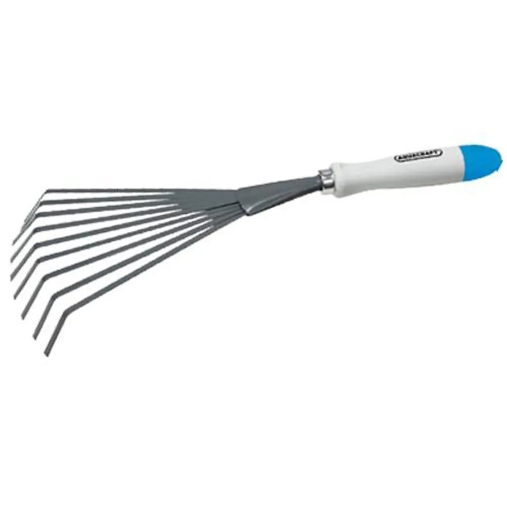 PROREGAL Laubharke 9 Zinken 40 cm Aquacraft, pvc ergonomischer Griff