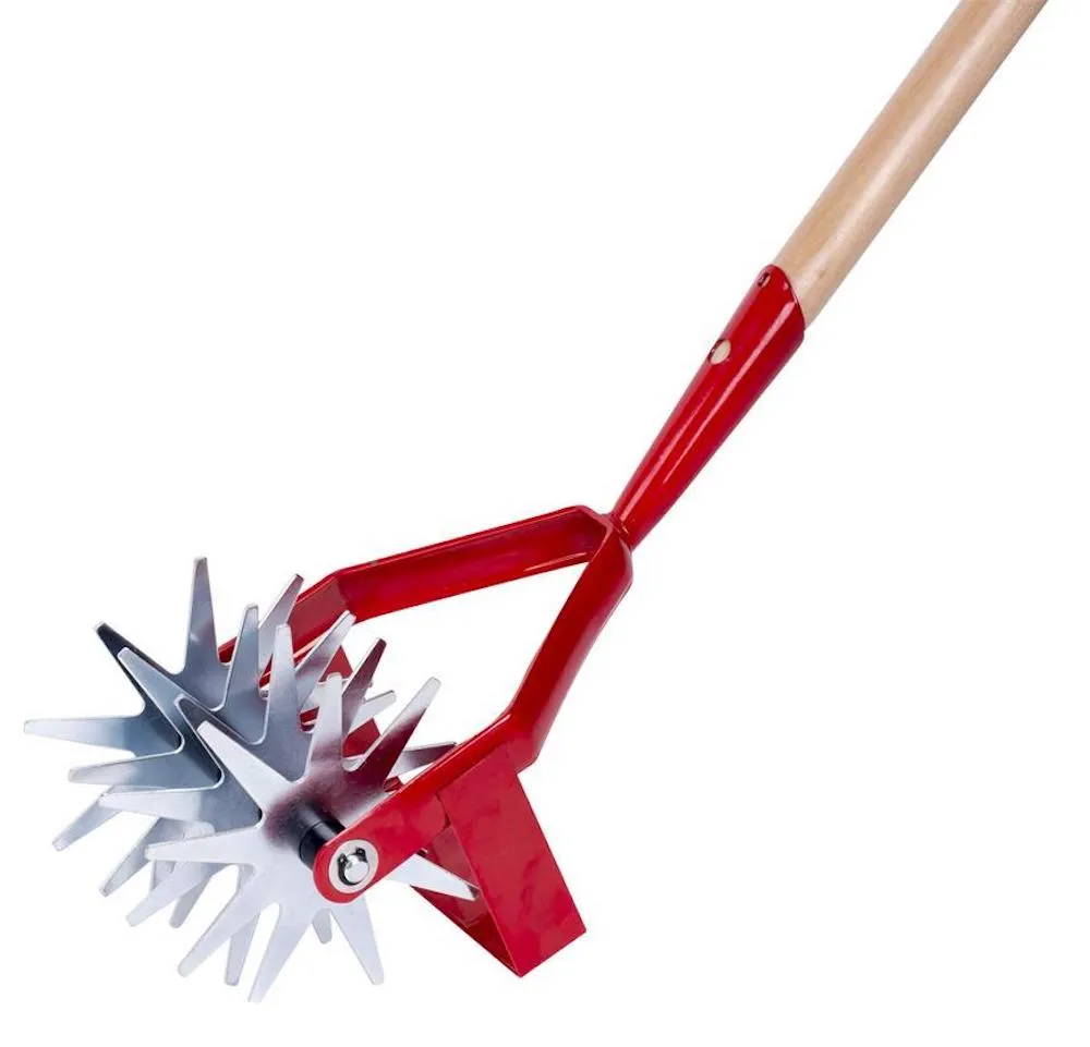 PROREGAL Grubber Yardworks, CU-904, 4 Messer, Holzgriff 120 cm