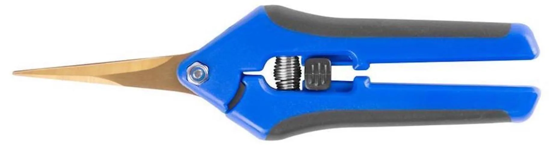 PROREGAL Gartenschere, Flase, Titan, Blau