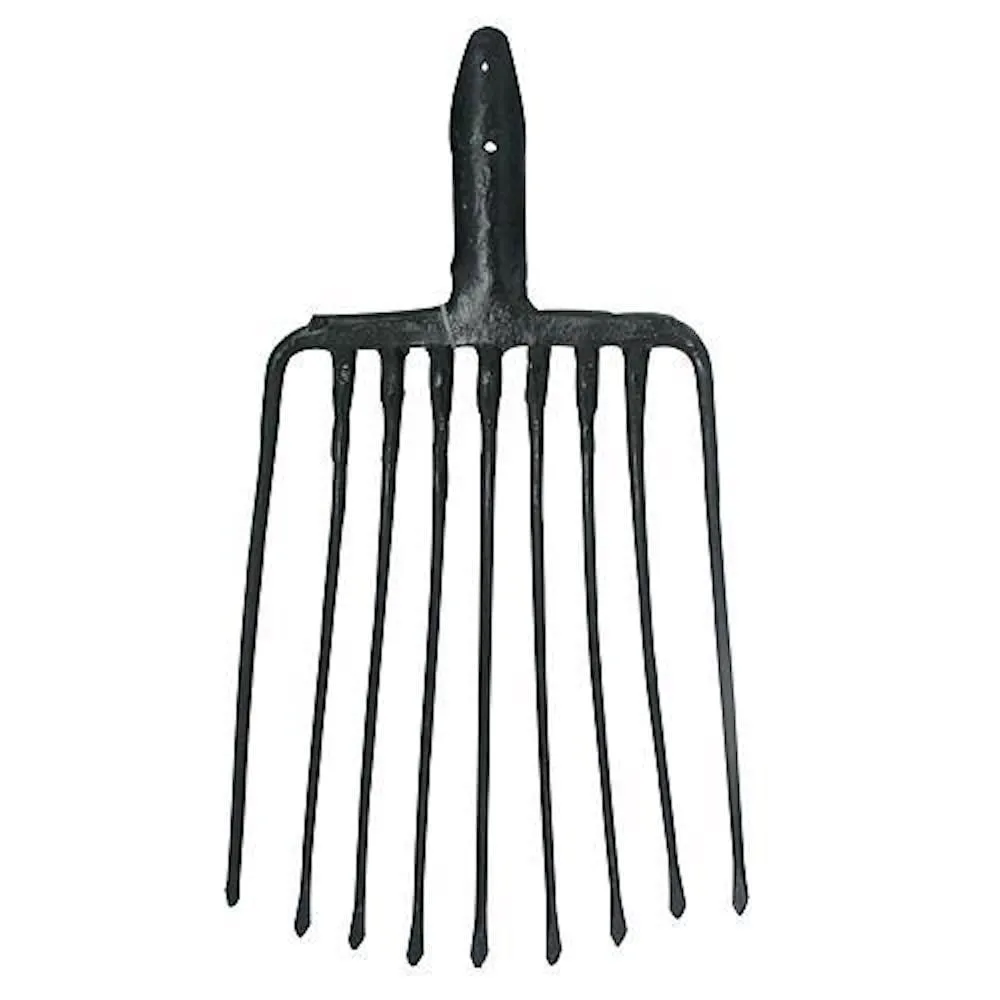 PROREGAL Dunggabel Mistgabel Mistforke Heugabel Streugabel F109, 9 Zinken